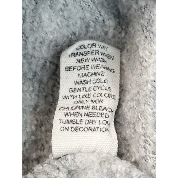 REFLEX Womens XL Gray Heather L/S HOODIE Sweatshirt Pocket Life Is Out There EUC - Picture 9 of 9